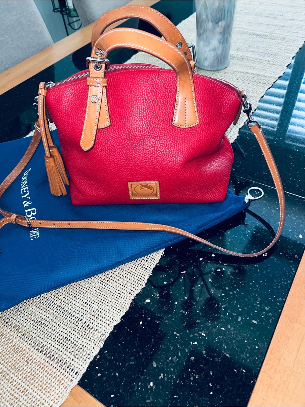 Dooney & Bourke Pebble Leather Shoulder Bag